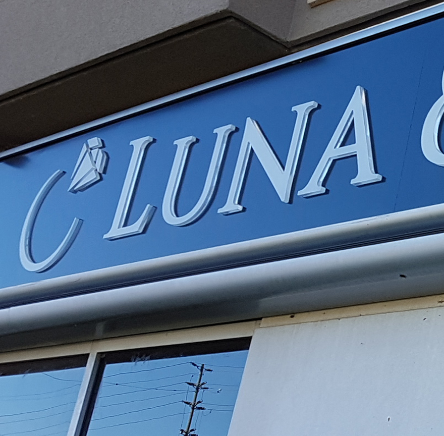 Push Thru Letters Sign